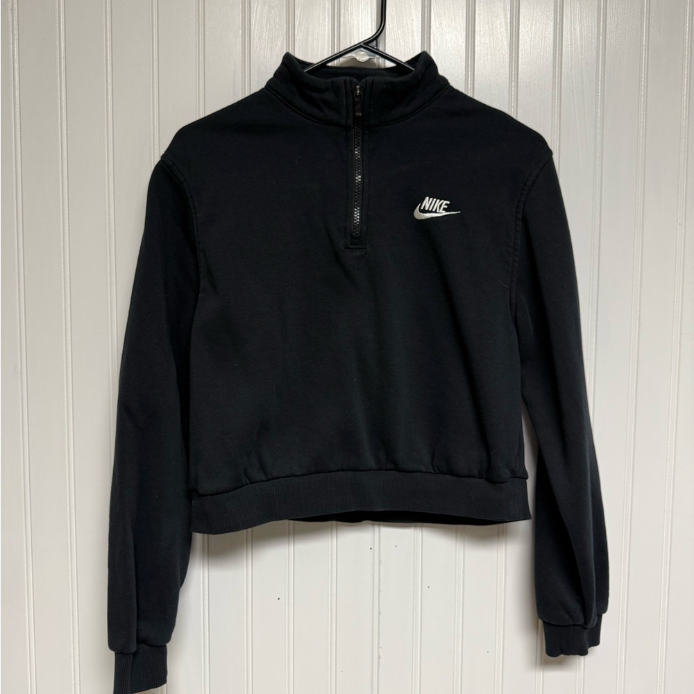 Nike Black Half-Zip Sweatshirt